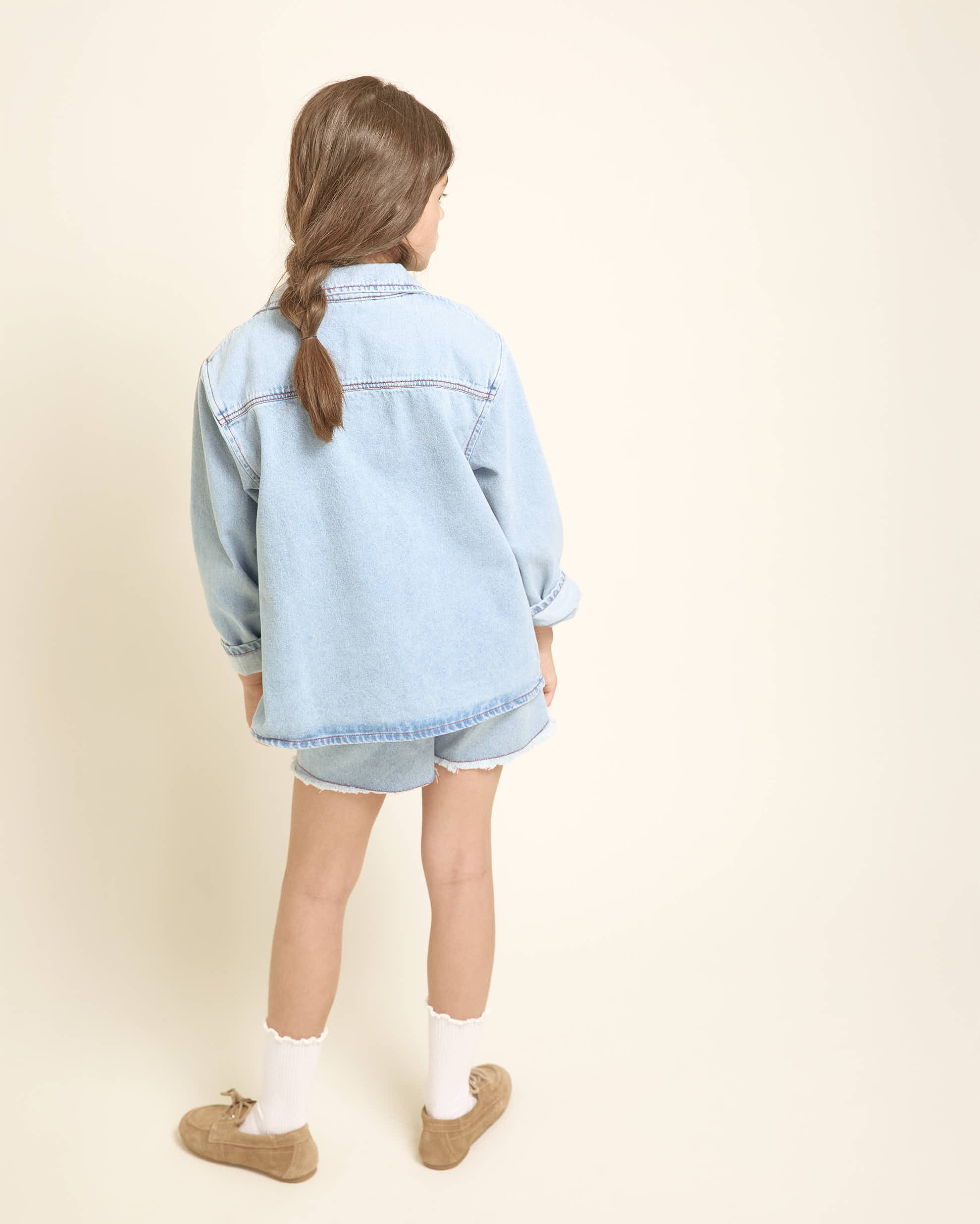 Buho Denim Beach Shorts