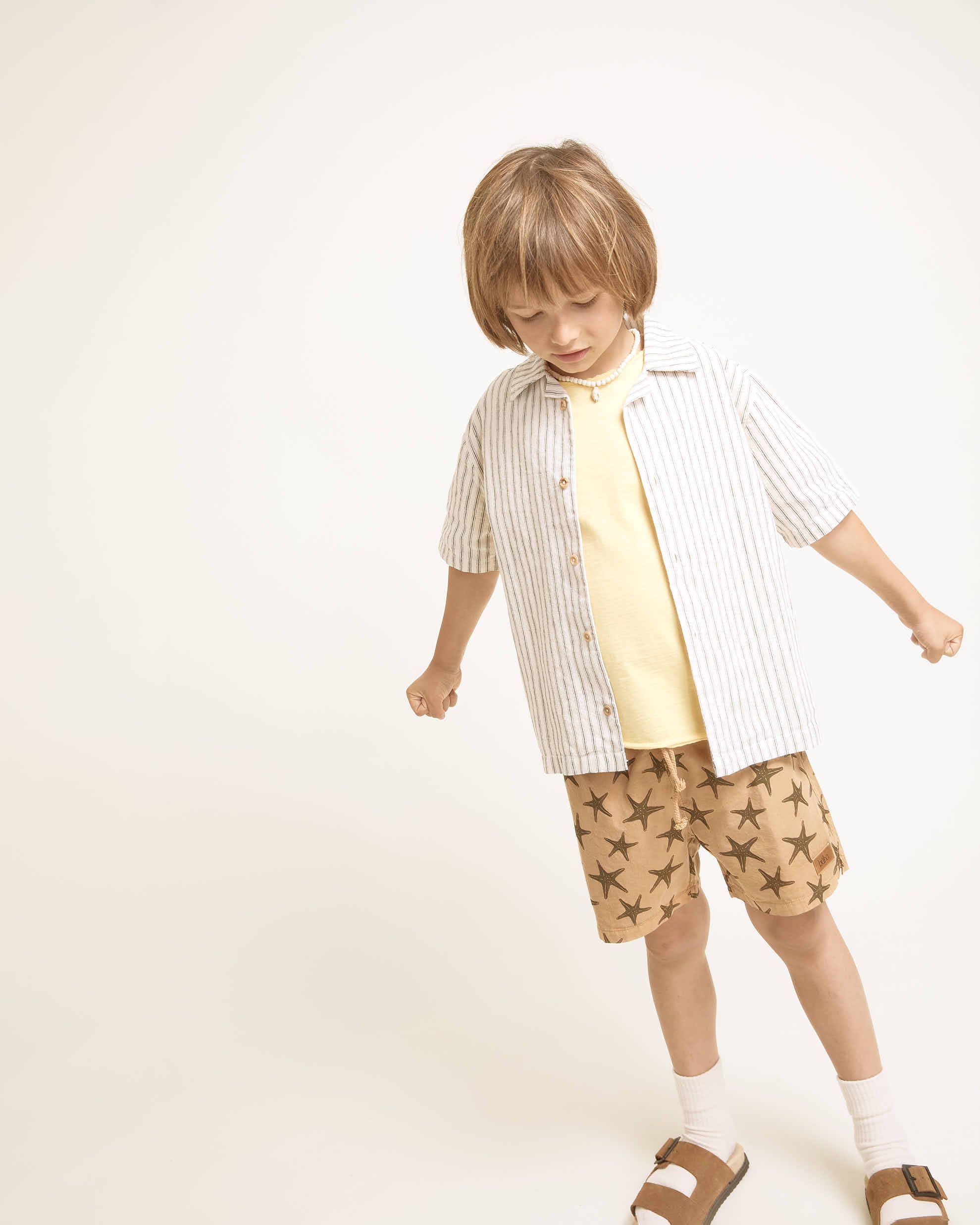 Buho Linen Striped Shirt