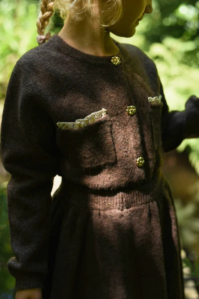 LRDM Brown Charlie Knit Cardi