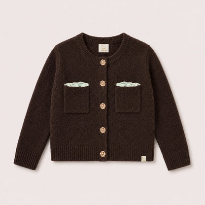 LRDM Brown Charlie Knit Cardi