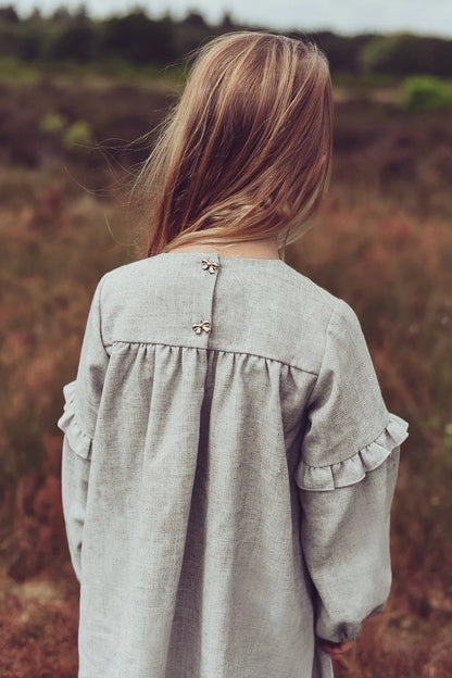 LRDM Girls Grey Elle Dress
