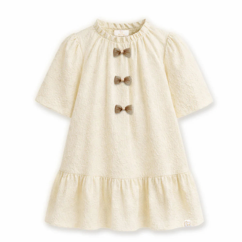 LRDM White Mila Bow Dress