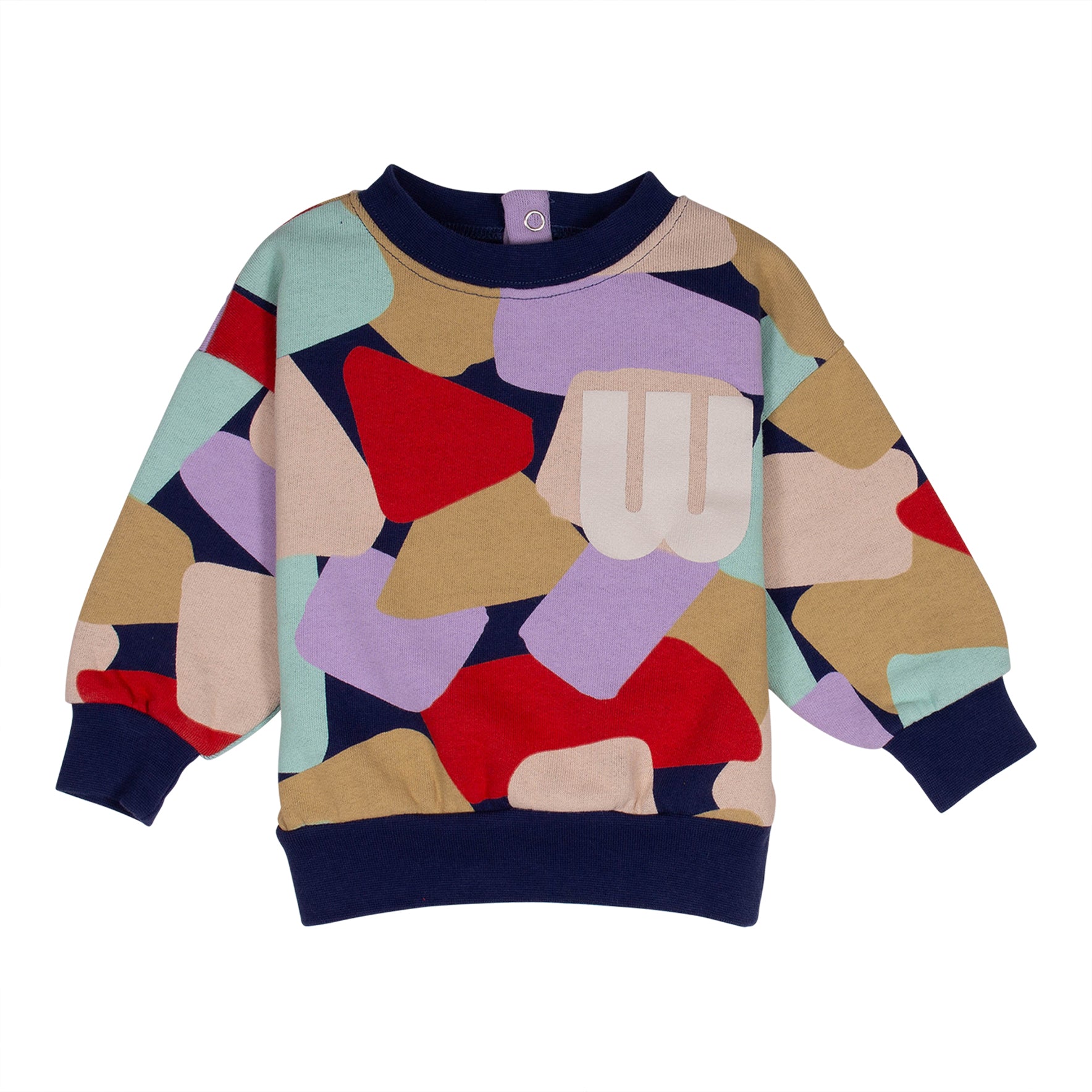 Wynken Multicolor Print Sweatshirt