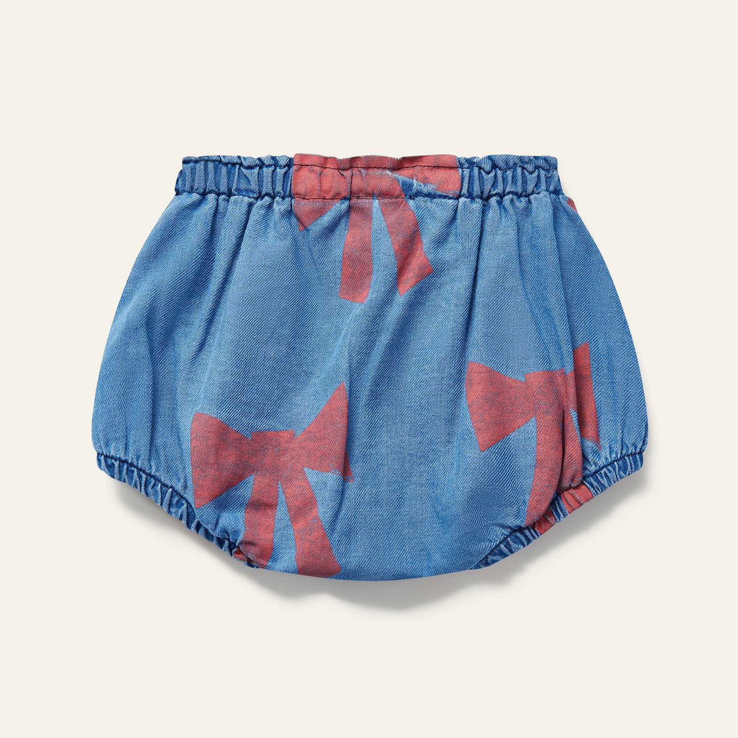 Wynken Mini Bow Cotton Twill Bloomers