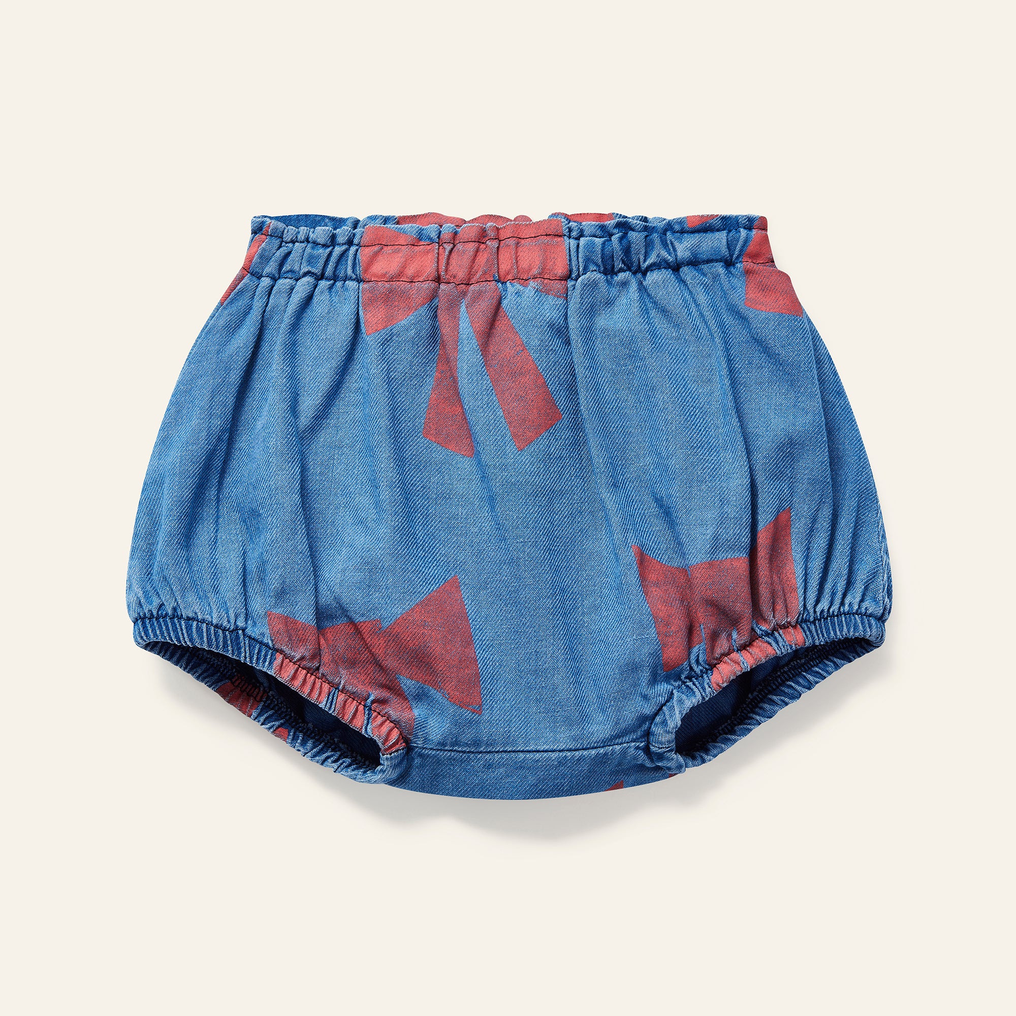 Wynken Mini Bow Cotton Twill Bloomers