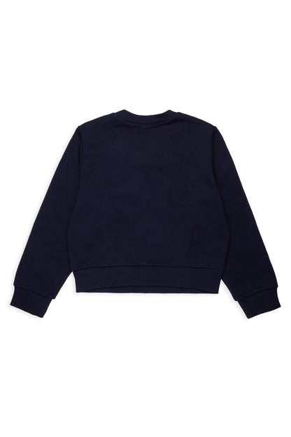 Max&amp;Co. Navy Graphic Square Logo Sweatshirt