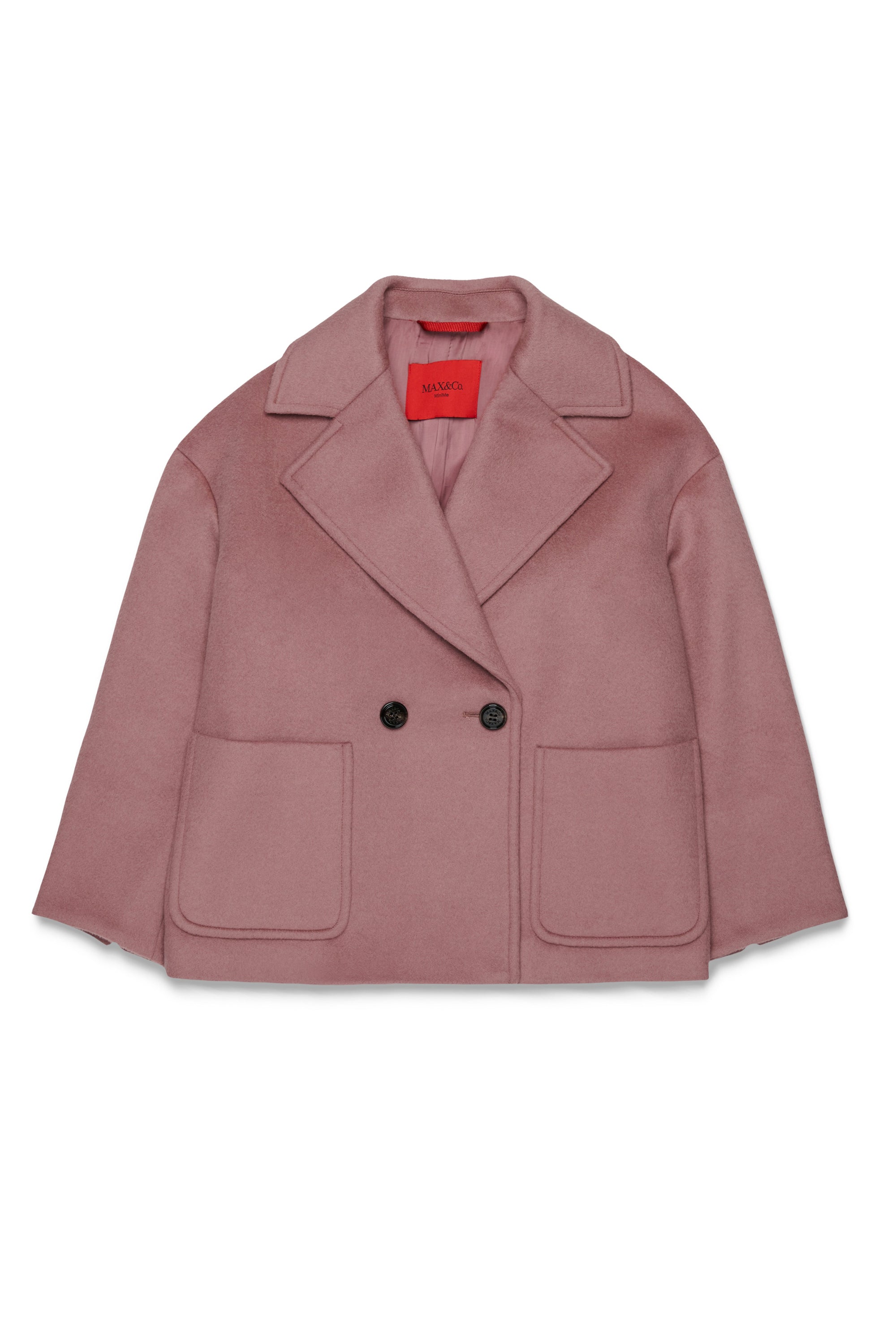 Max&amp;Co. Mauve Short Wool Coat