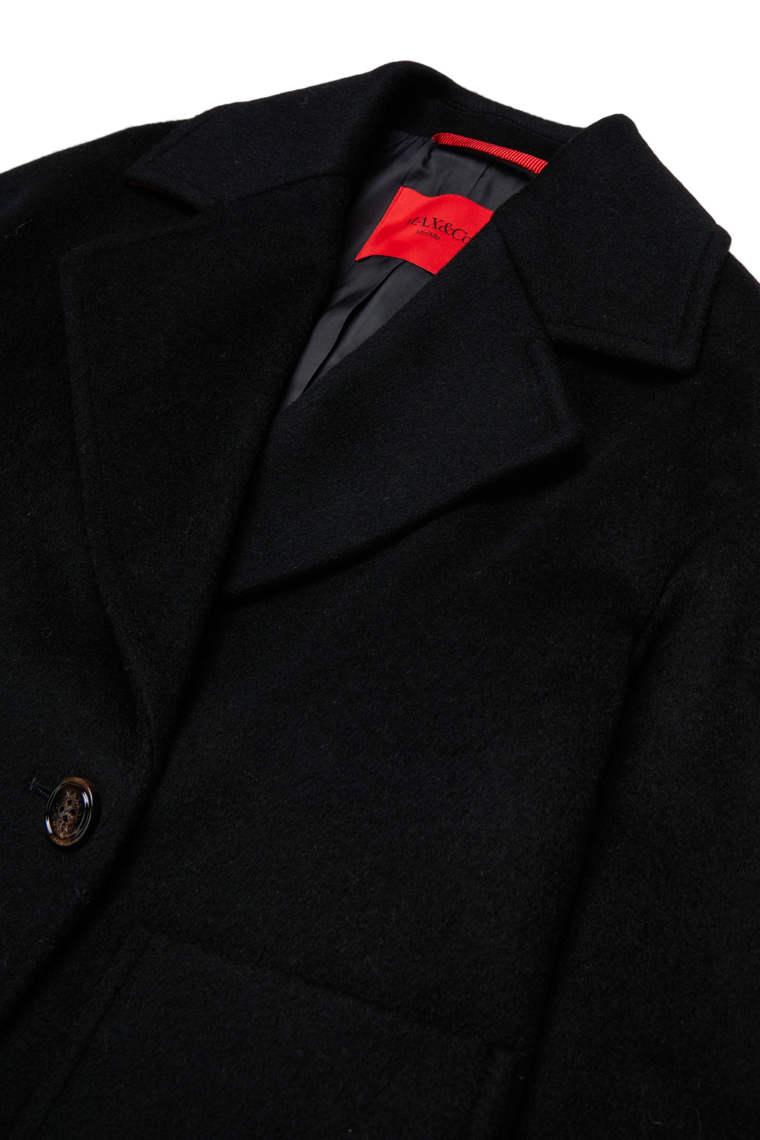 Max&amp;Co. Black Short Wool Coat