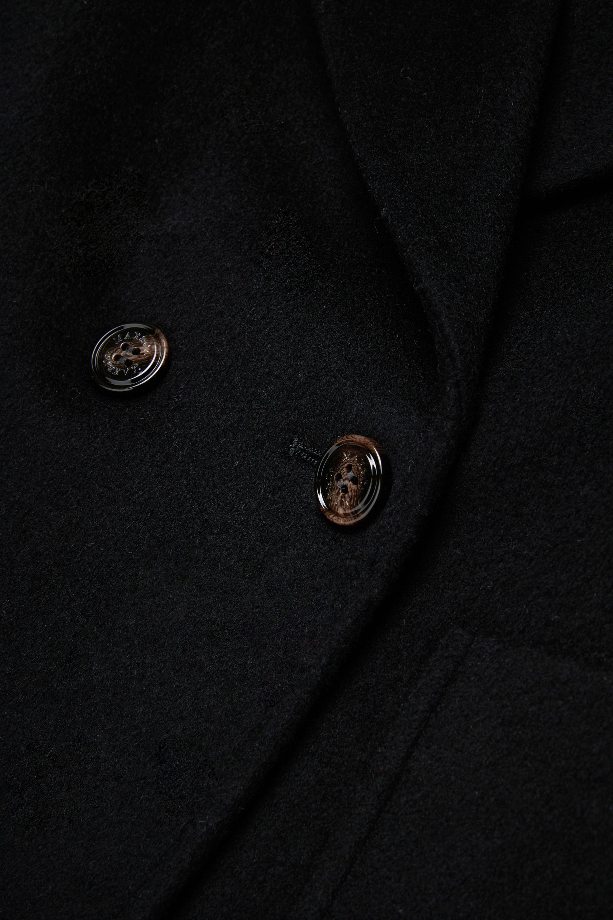 Max&amp;Co. Black Short Wool Coat