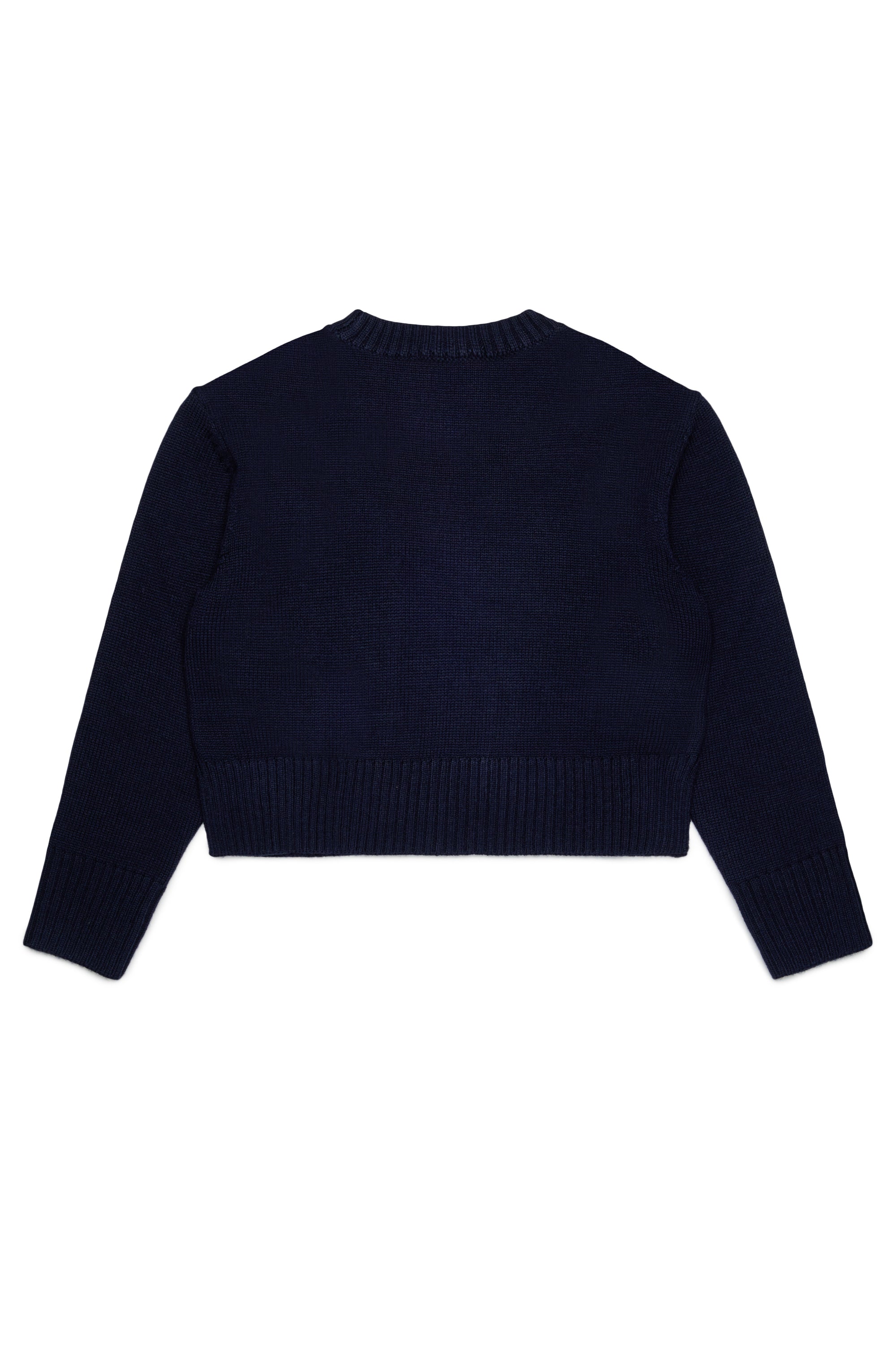 Max&amp;Co. Navy Logo Knit Sweater