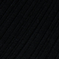 Max&amp;Co. Black Long Sleeve Cotton Ribbed T-Shirt
