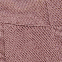 Max&amp;Co. Mauve Checkered Pattern Knit Sweater