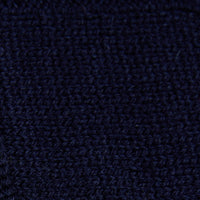 Max&amp;Co. Navy Checkered Pattern Knit Sweater
