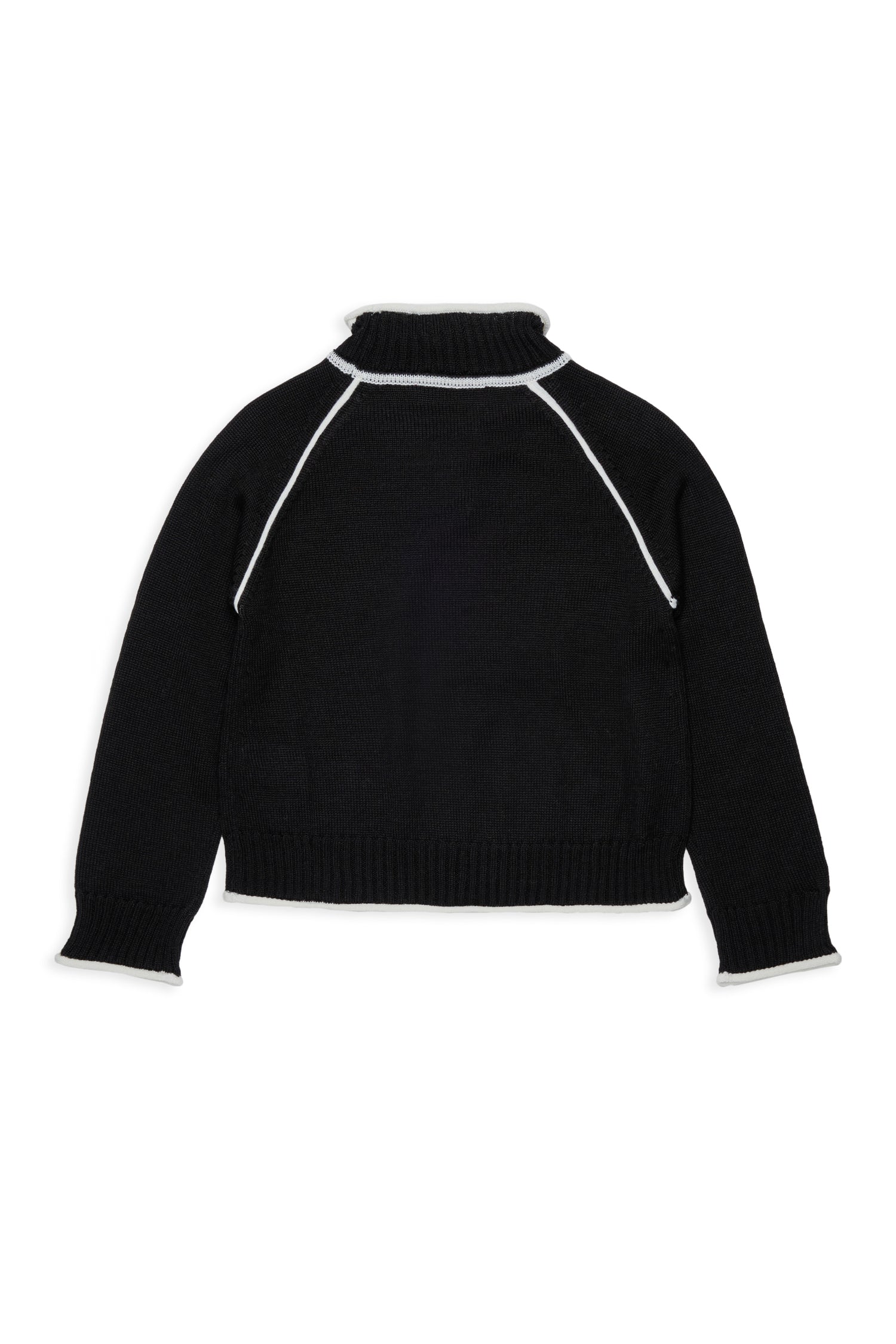 Max&amp;Co. Black Ribbed Turtleneck