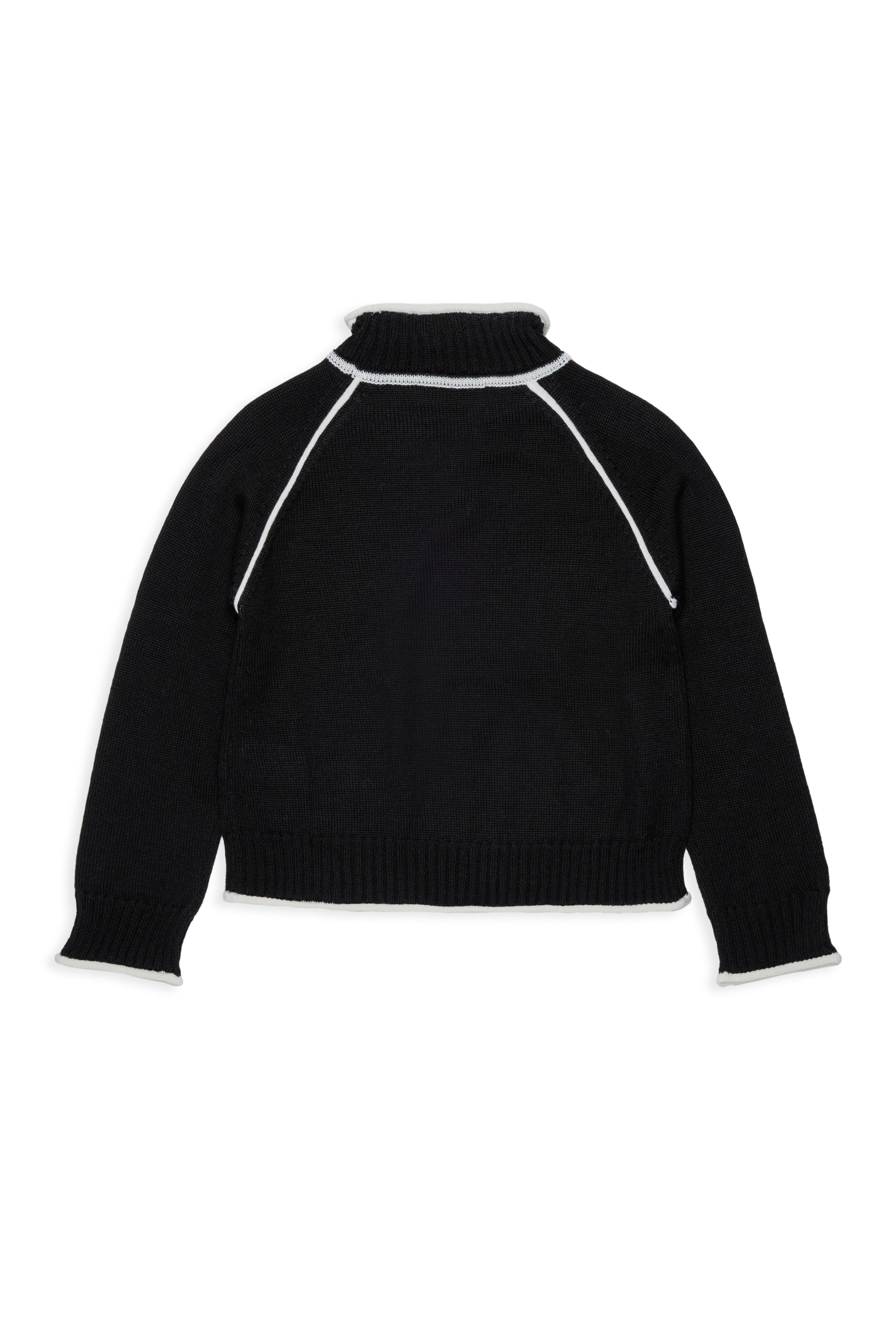 Max&amp;Co. Black Ribbed Turtleneck