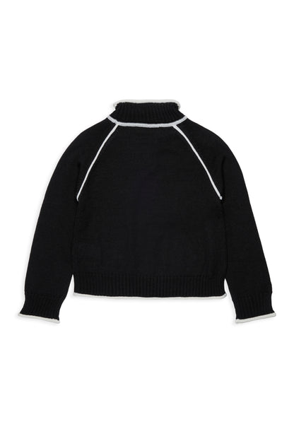 Max&amp;Co. Black Ribbed Turtleneck