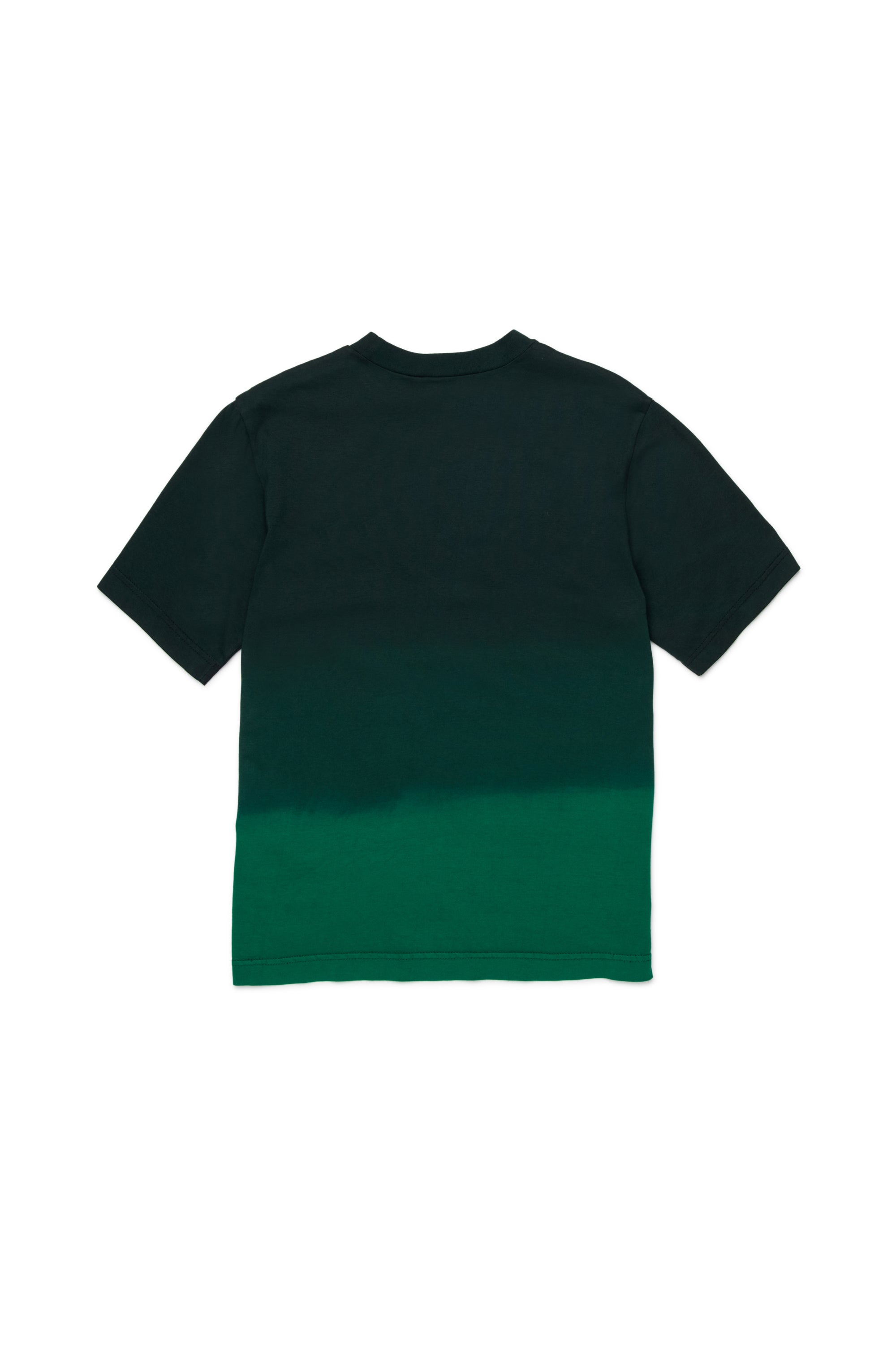 No21 Green Oversized Dio Dyed Logo Tee