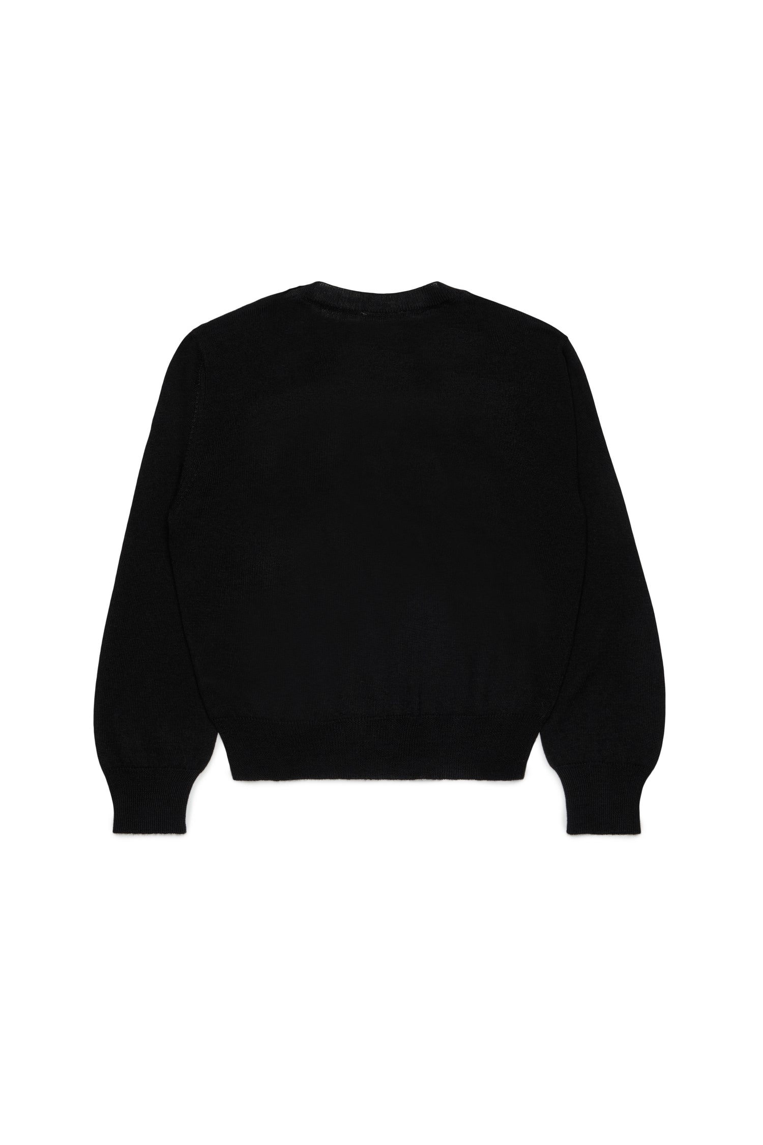 N21 Girls Black Knit Embroidered Sweater