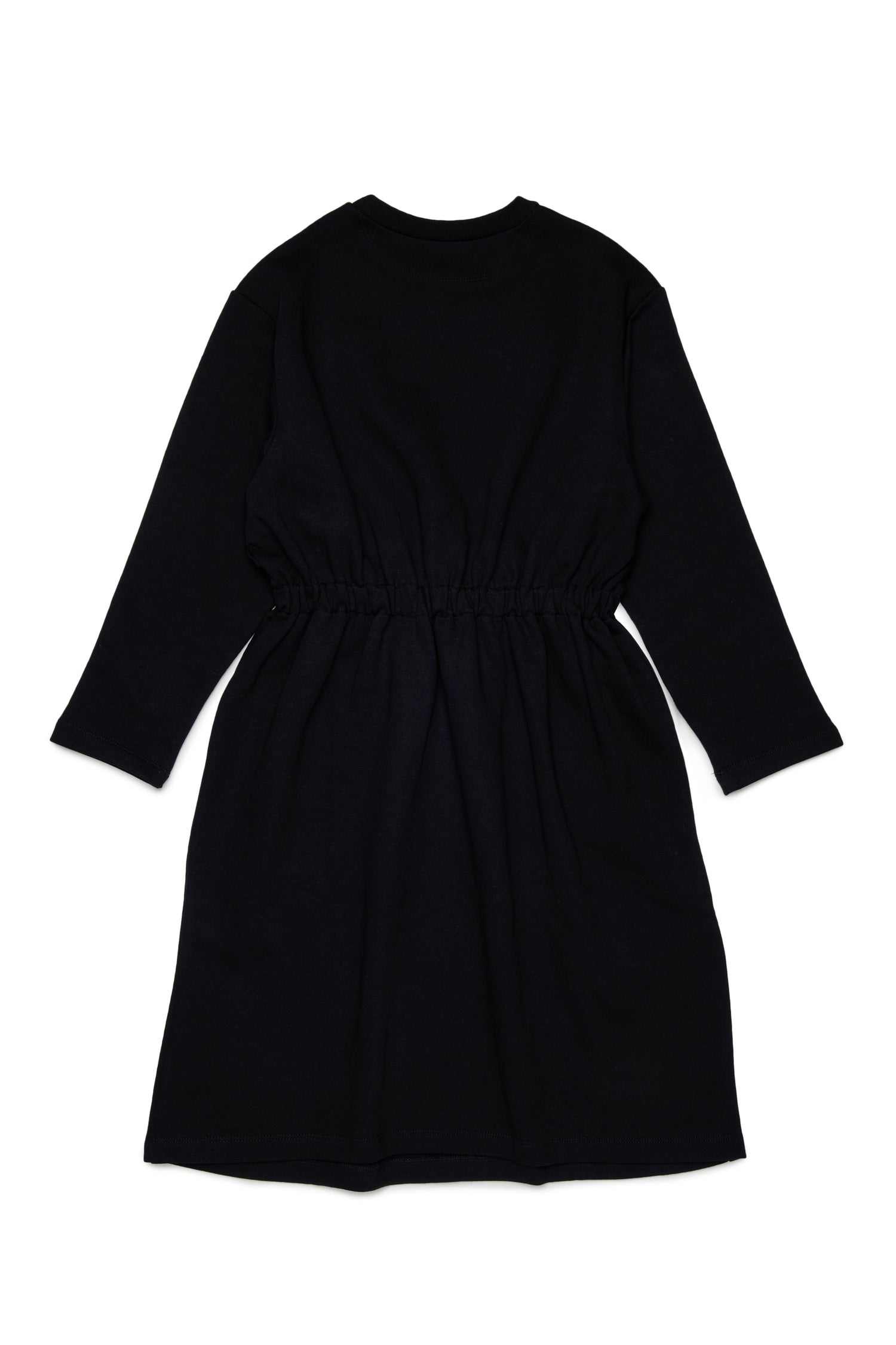 Nº21 Girls Black Long Sleeve Midi Sweat Dress