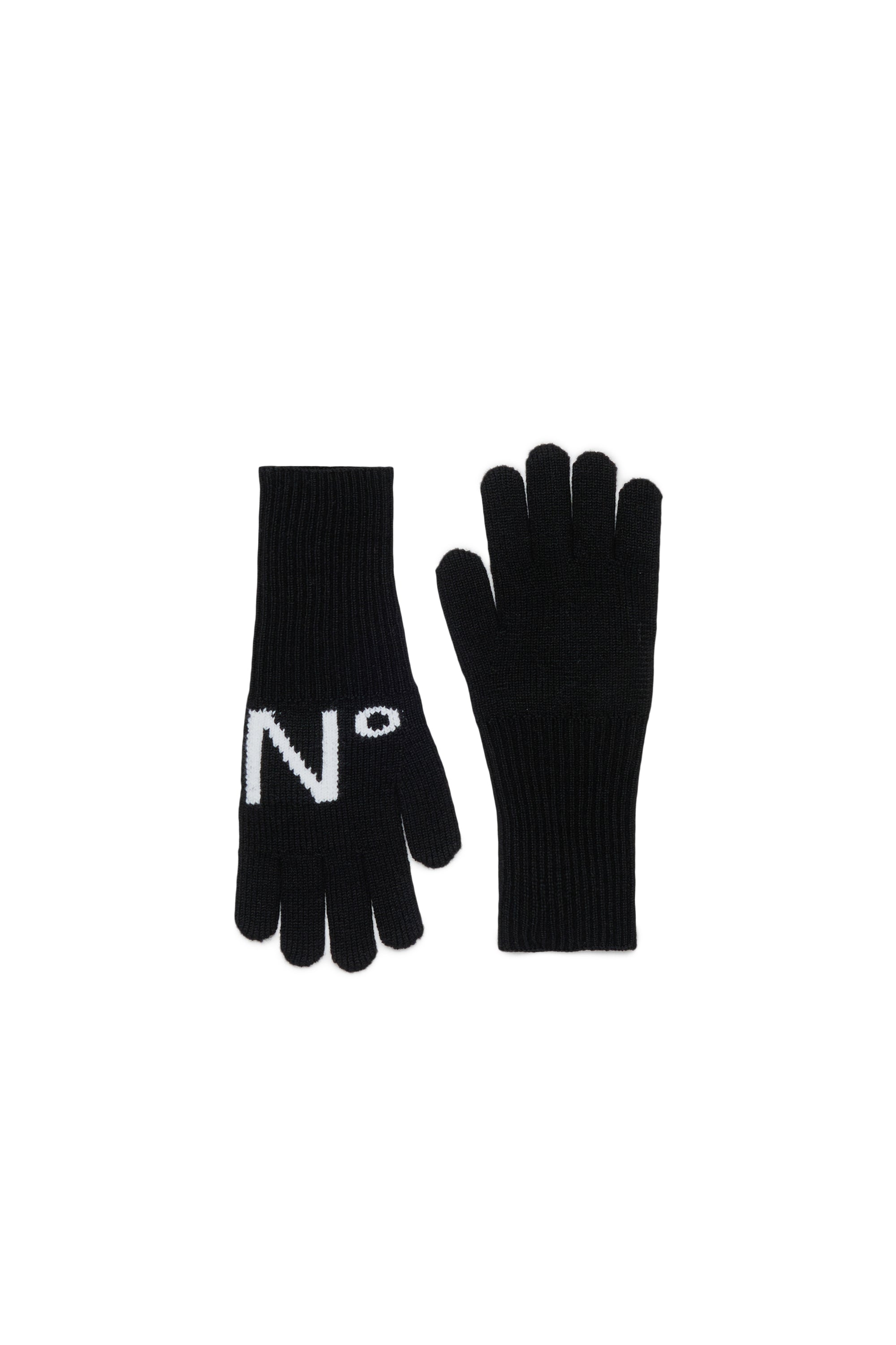 Nº21 Black Knit Gloves