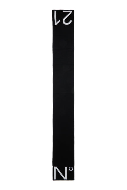 Nº21 Black Knit Scarf