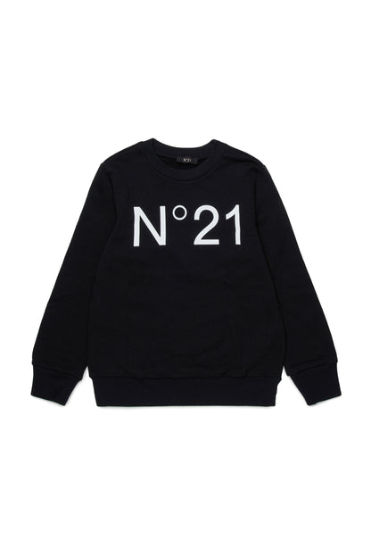 Nº21 Black Basic Logo Sweatshirt