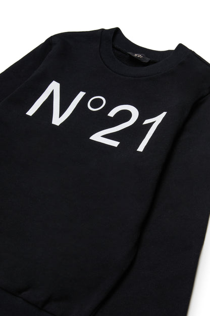 Nº21 Black Basic Logo Sweatshirt