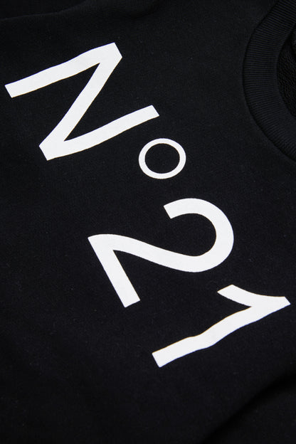 Nº21 Black Basic Logo Sweatshirt
