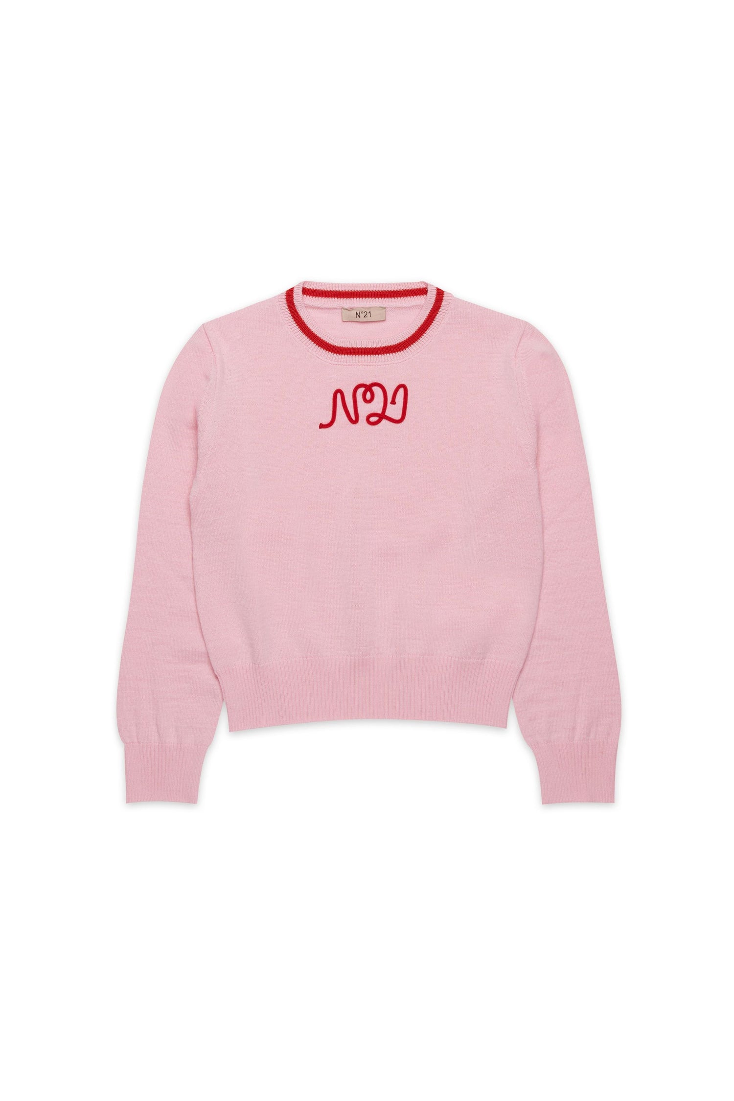 No21 Pink Logo Sweater