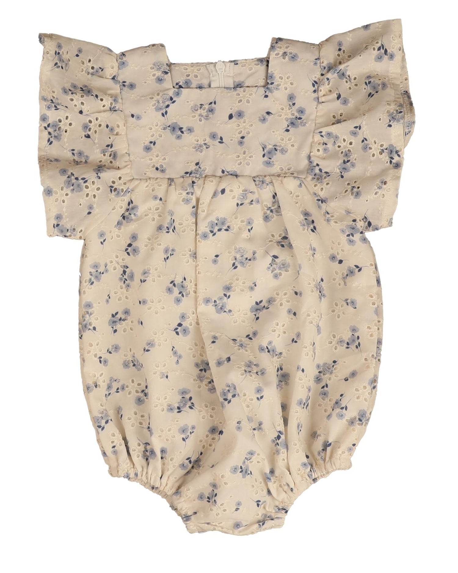 Noma Printed Eyelet Baby Romper