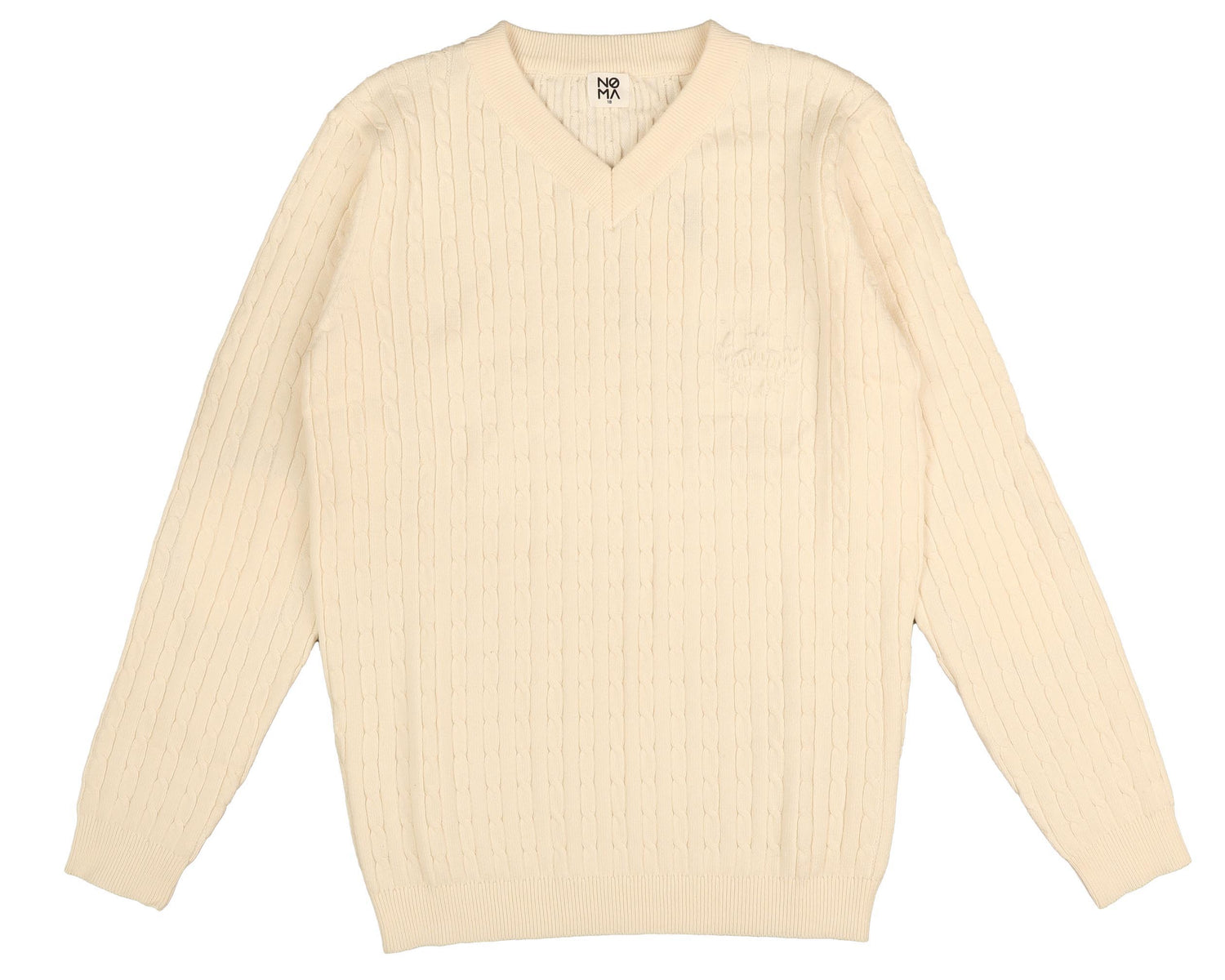 Noma V Neck Cable Knit