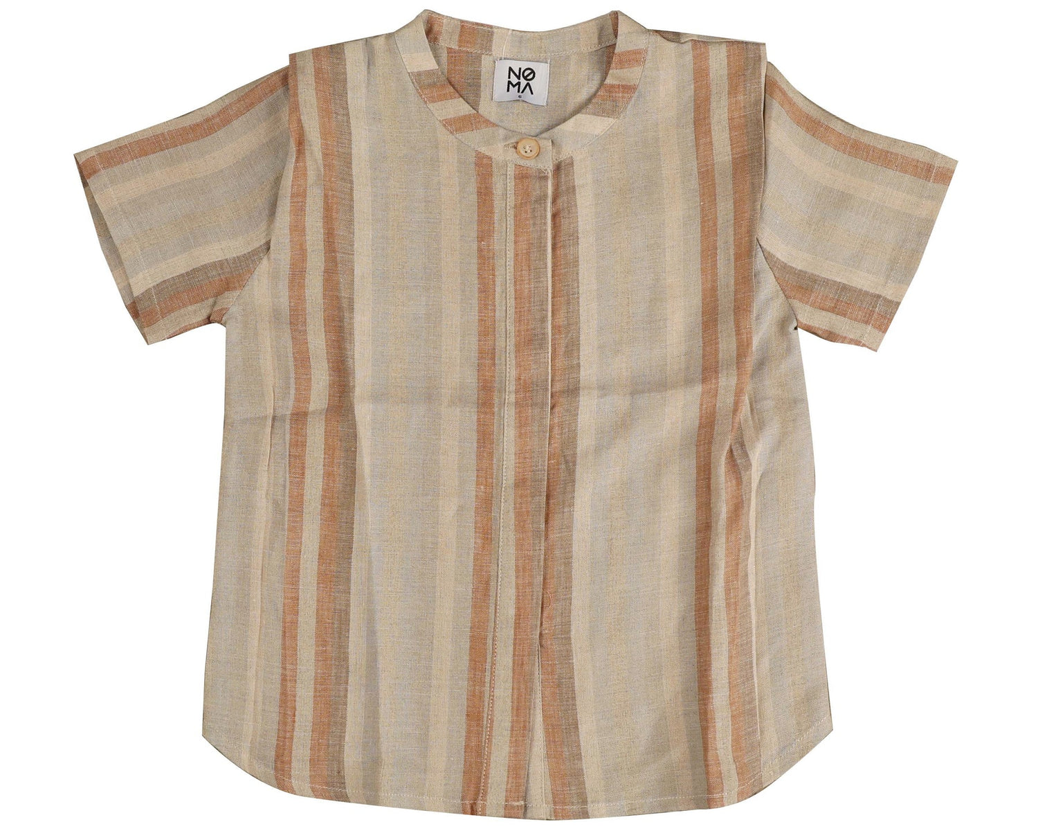 Noma Apricot Wide Striped Shirt