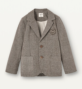 Popelin Oxford Blazer With Lapel