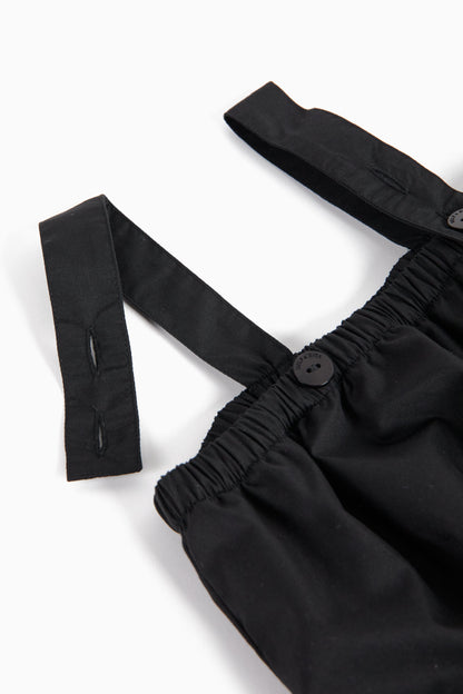 Wolf &amp; Rita Woven Black Romper