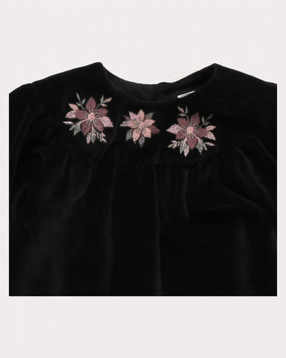 Early Sunday Baby Black Cara Dress With Bloomer