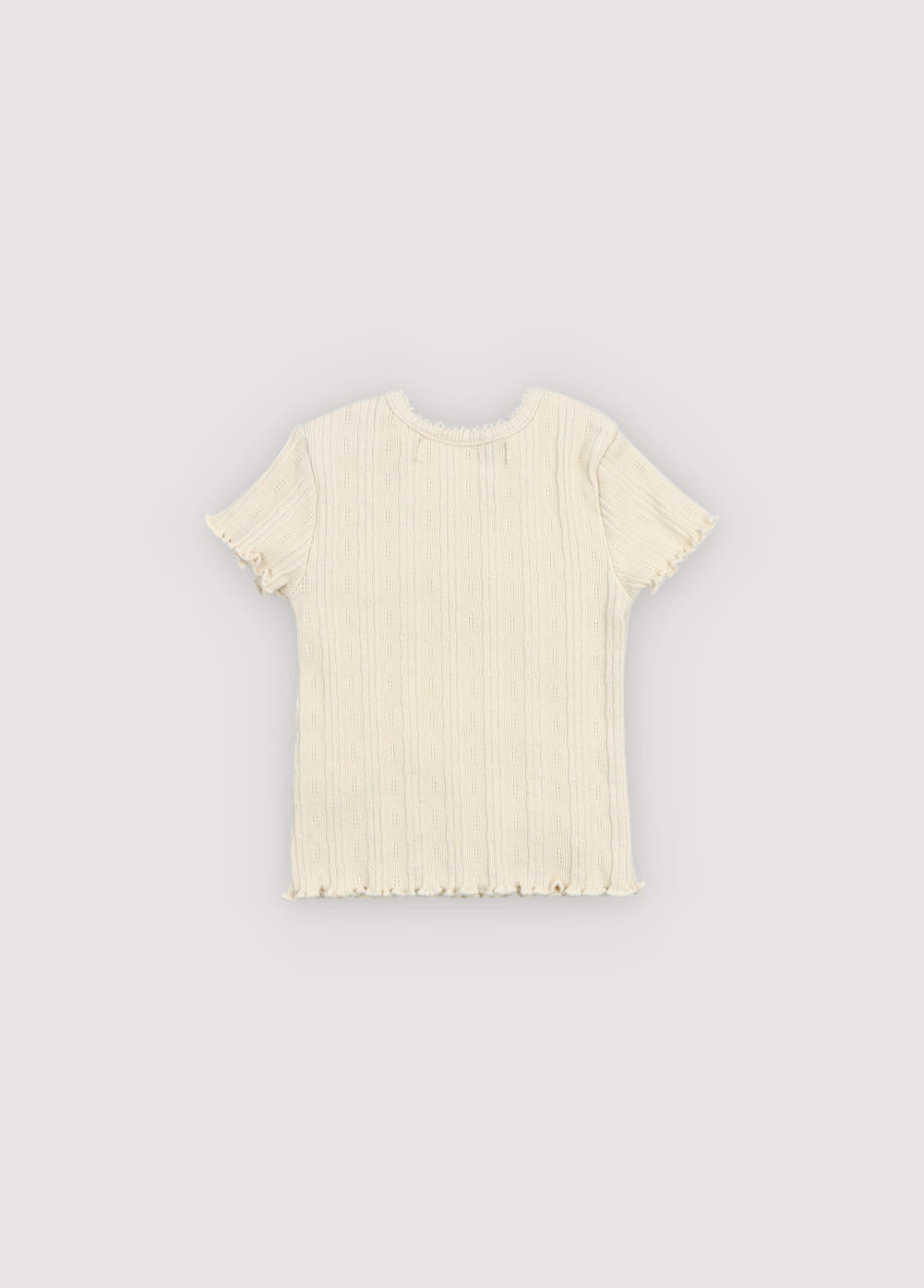 The New Society Romero Baby Tee Ecru