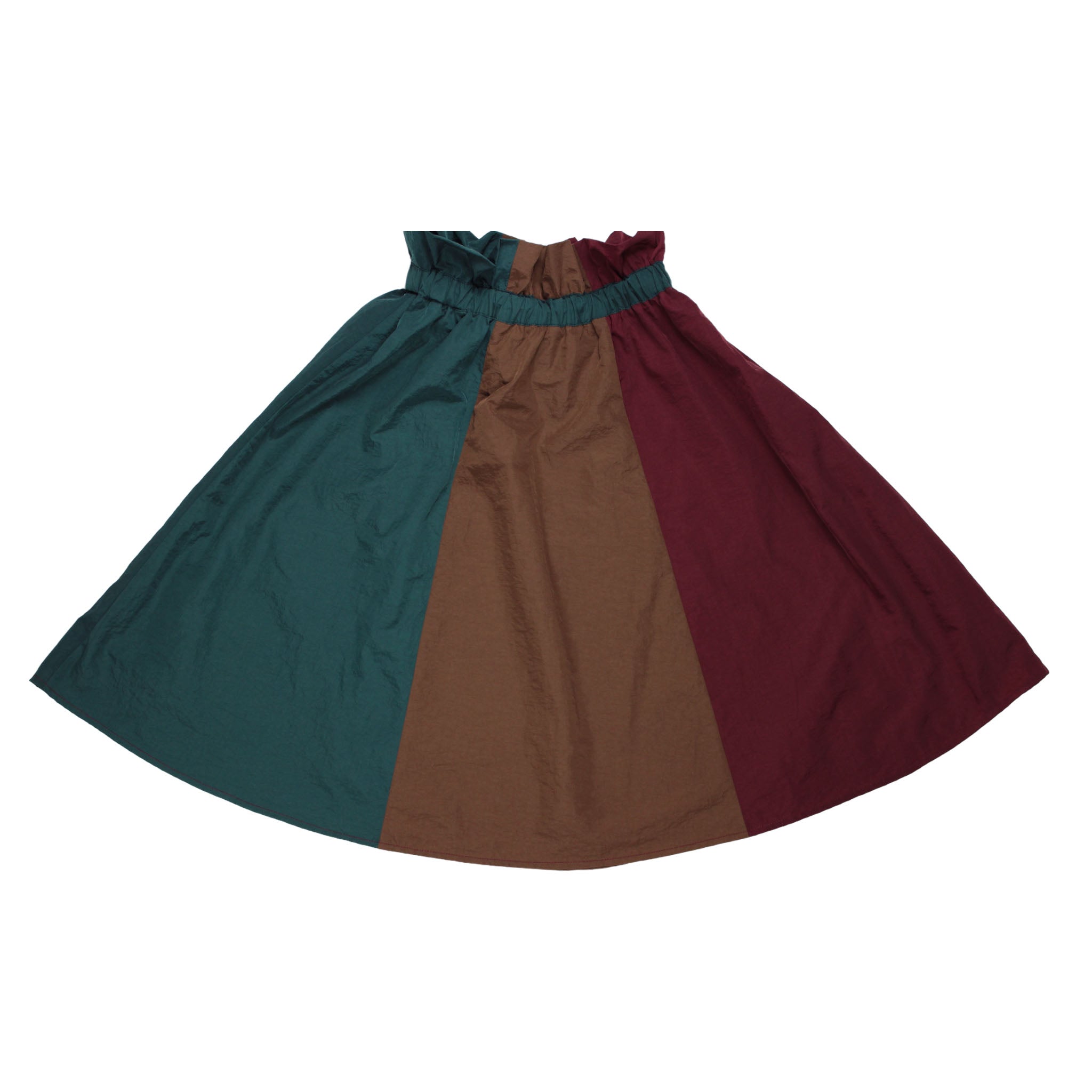 Raquette Colorblock Nylon Skirt