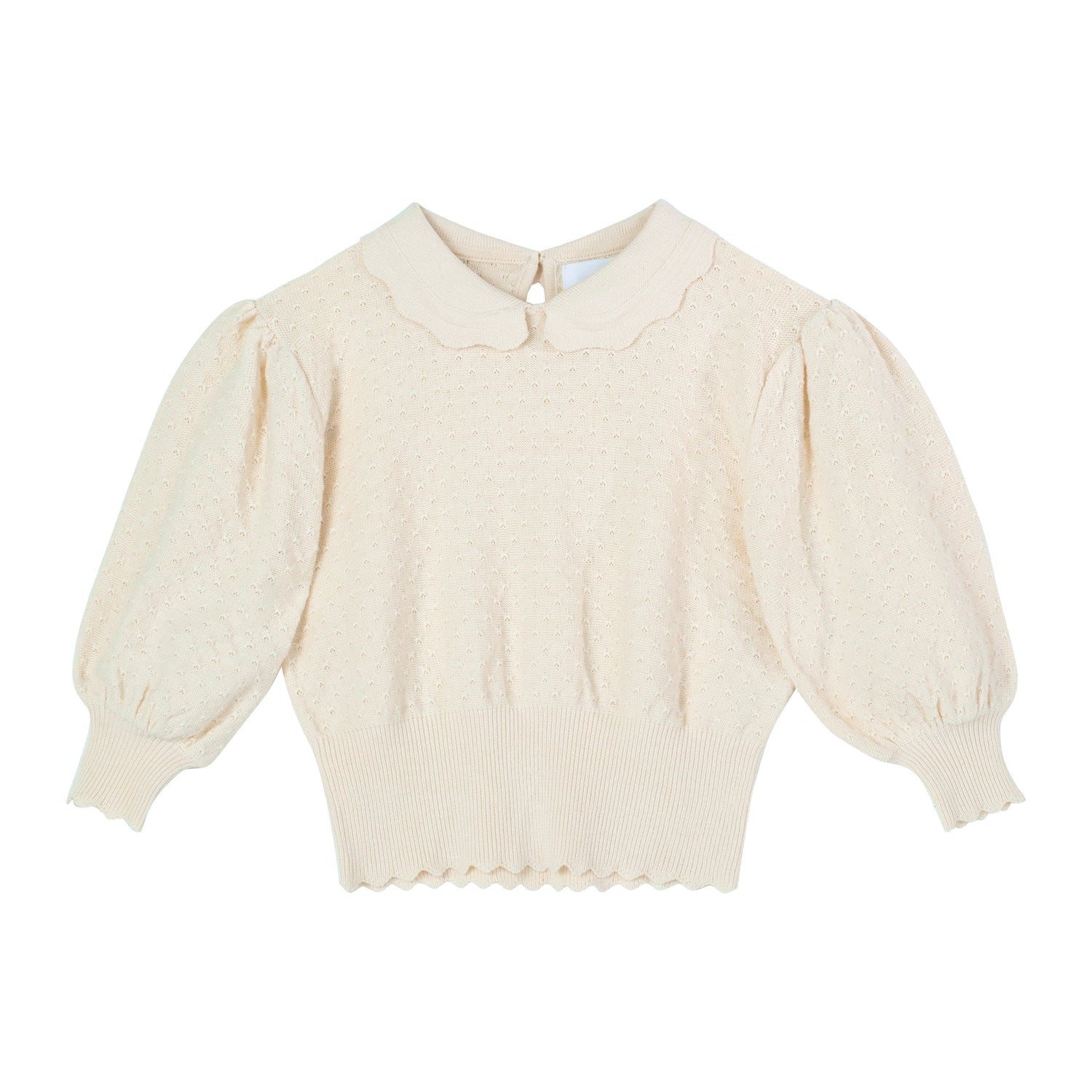 Cera Una Volta Cream Iris Sweater