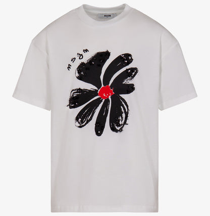 MSGM White Girls SS T-Shirt