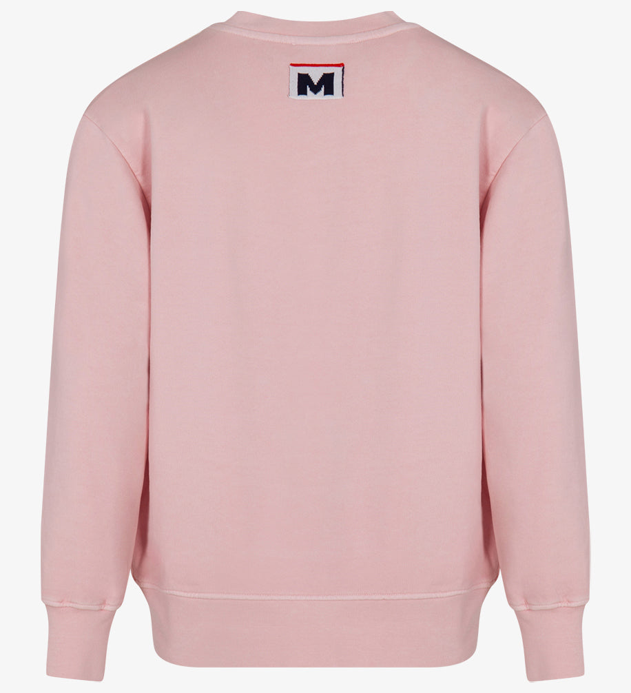 MSGM Fairy Pink Washed Sweatshirt