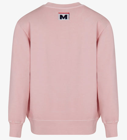 MSGM Fairy Pink Washed Sweatshirt