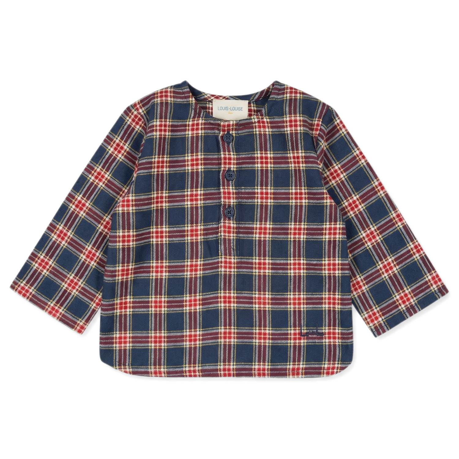 Louis Louise Baby Dark Navy Oncle Shirt