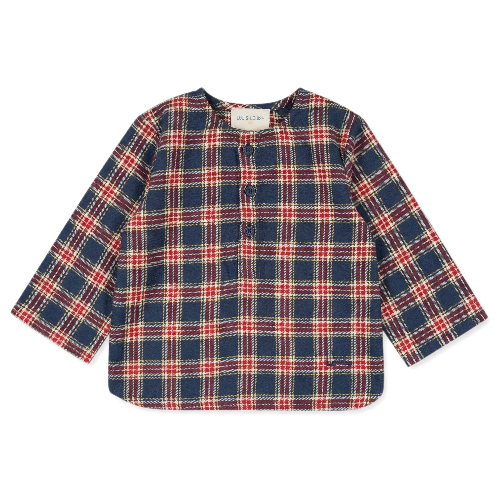 Louis Louise Baby Dark Navy Oncle Shirt