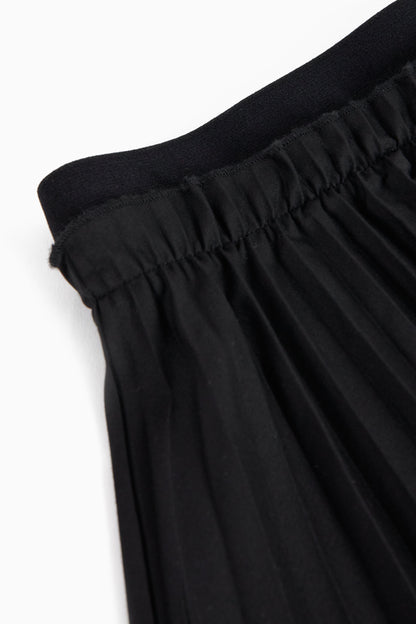 Wolf &amp; Rita Woven Long Black Skirt