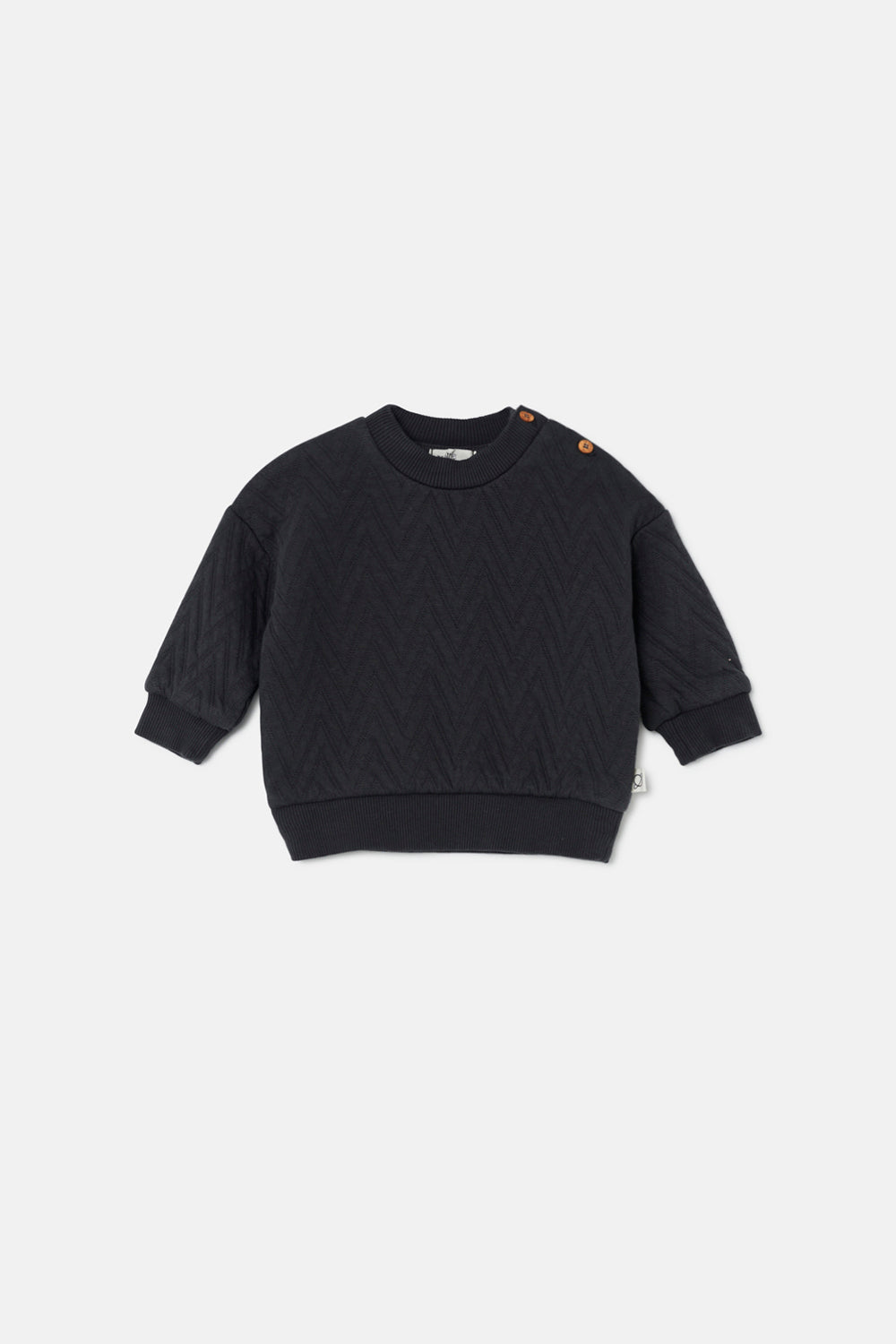 My Little Cozmo Black Zigzag Quilted Set