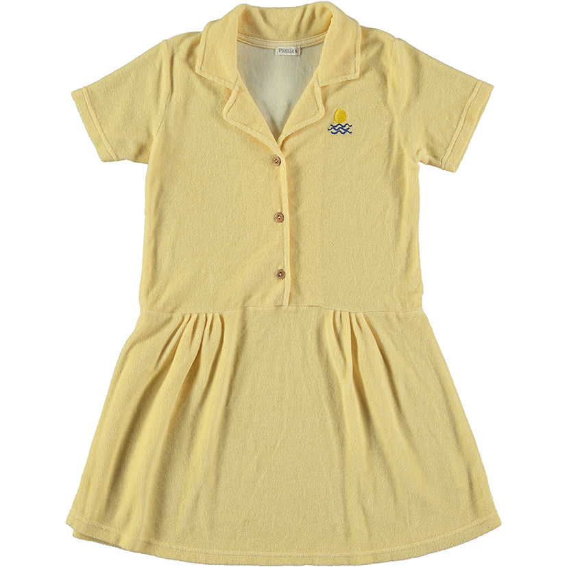 Picnik Yellow French Terry Dress