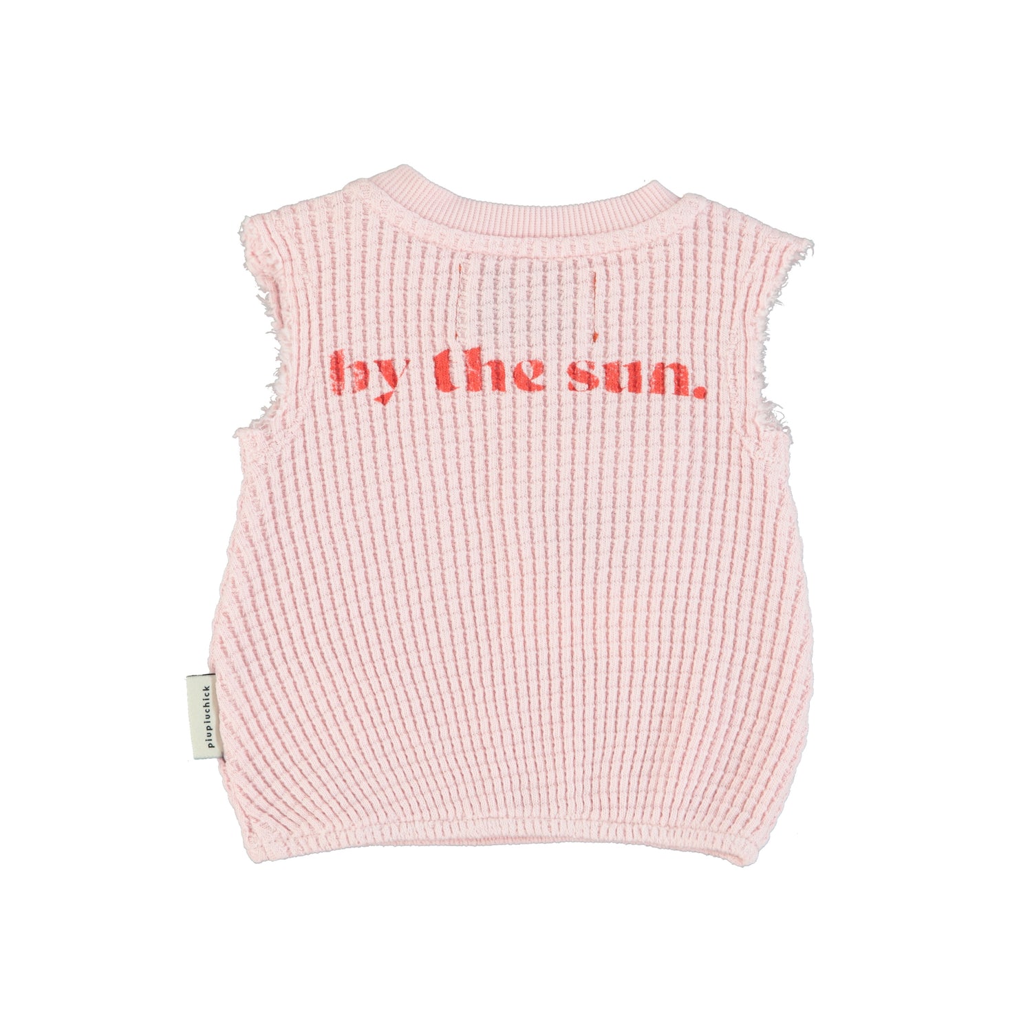 Piupiuchick Light Pink with Lips Graphic Top