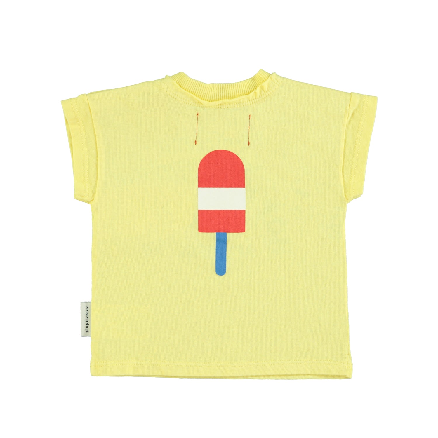 Piupiuchick Yellow with Ice Cream Graphic Tee Shirt