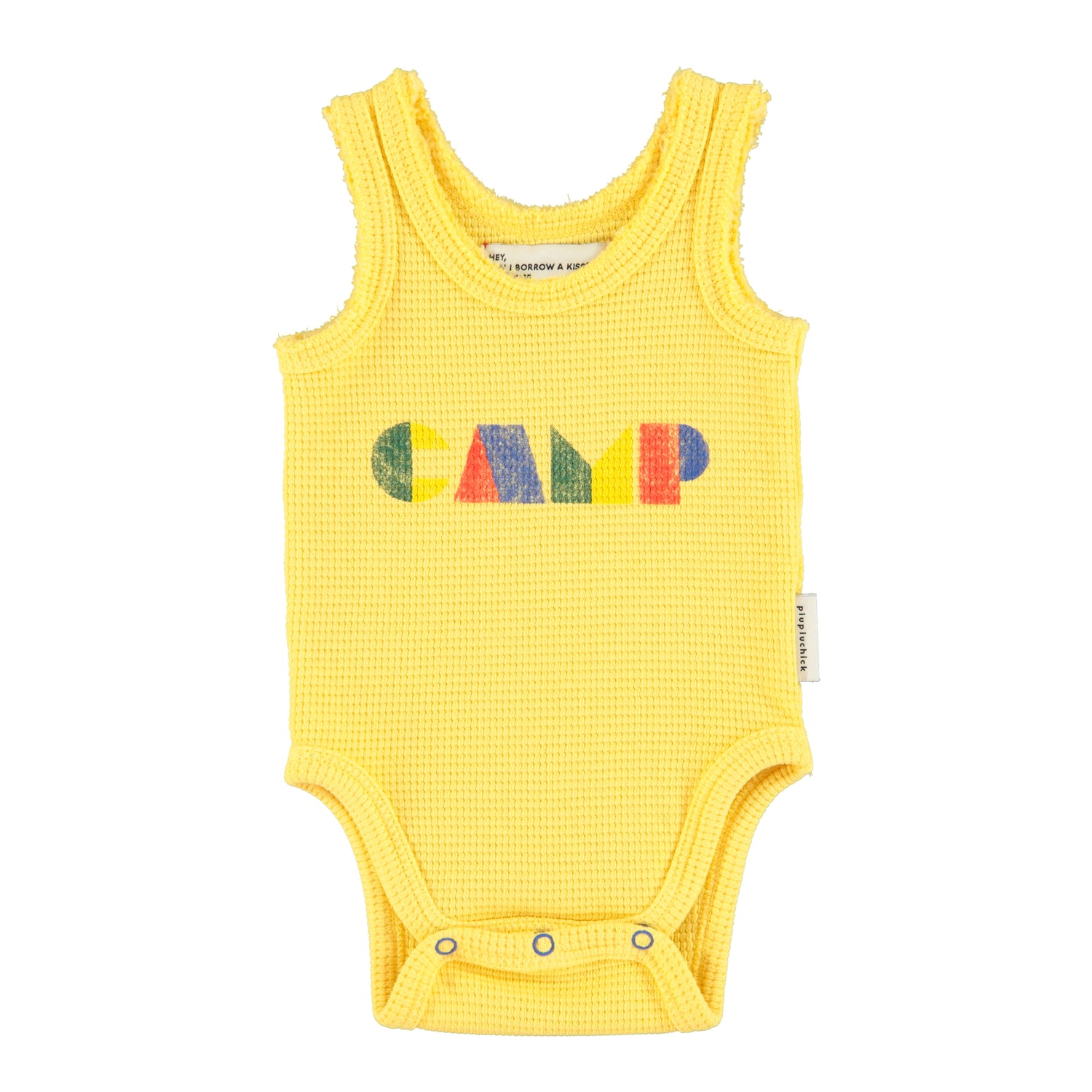 Piupiuchick Camp Print Sleeveless Bodysuit