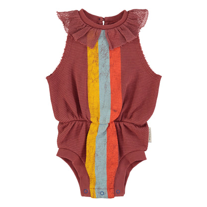 Piupiuchick Playsuit With Stripes